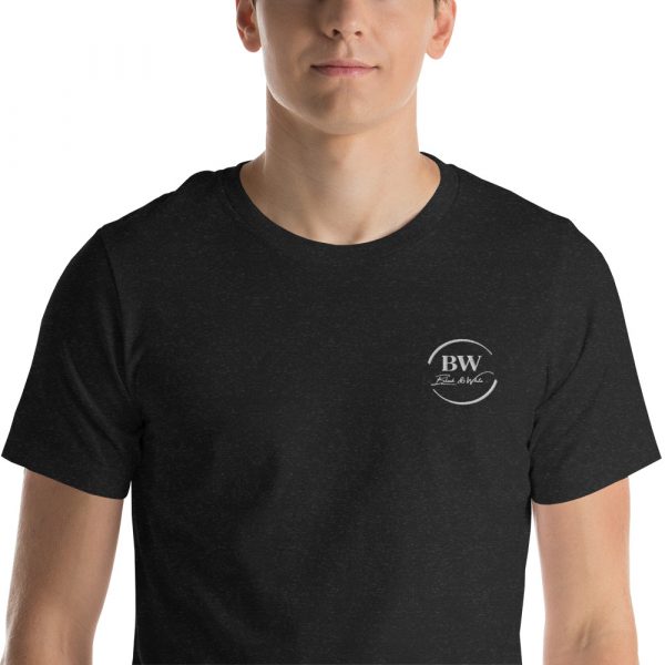 T-shirt Confortable et Élégant Homme "B&W" Noir