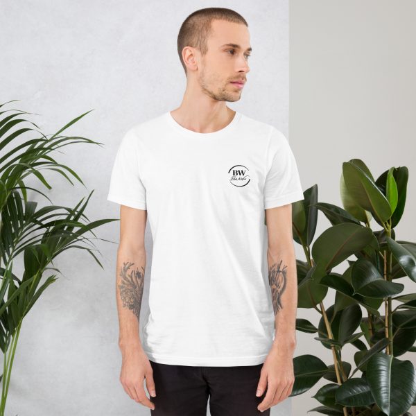 T-shirt Confortable et Élégant Homme "B&W" Blanc – Image 2
