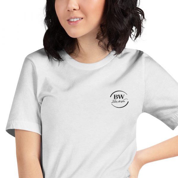T-shirt Confortable et Élégant Femme "B&W" Blanc – Image 2